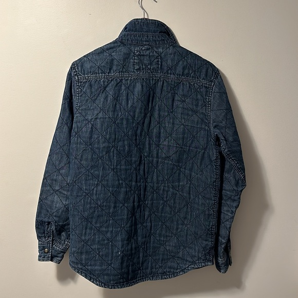 Old Navy light quilted button jacket men’s sz sm GUC - Picture 2 of 4